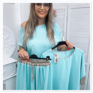 Boho souprava se zlatem